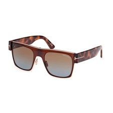 Tom Ford TF1073 48F Square Brown-Havana/Brown 54 mm Women's Sunglasses Frame