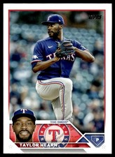 Taylor Hearn 2023 Topps #354 Texas Rangers 30611 Baseball Card