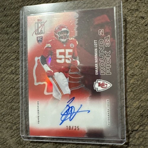 2025 Topps Signature Omarr Norman-Lott Rookie Class Autographs (RAW)