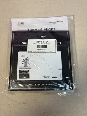 PASCO Scientific ME-6910 Time of Flight Accessory P1663 NEW
