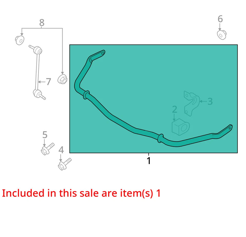 Barra estabilizadora dianteira Ford Mustang RWD 2012 OEM 124K milhas - LKQ395580273 - Imagem 4 de 4