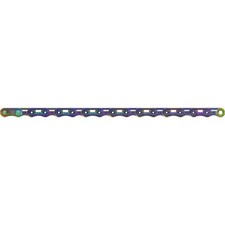 SRAM RED Flattop Chain - 12/13-Speed, 126 Links, Flattop, PowerLock, Rainbow, E1