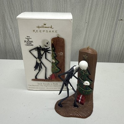 Hallmark Keepsake 2012 Ornament Nightmare Before Christmas Jack Sneaks a Peek