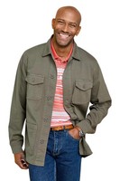 Mens Cargo Jacket Utility Style Stretch Cotton Lightweight & Functional