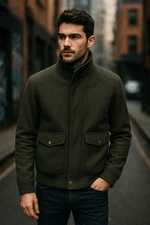 C.P. Company Wool Blend Utility Jacket Men’s XL Green Full Zip Italy