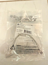 Ilość 6-Monoprice SlimRun CAT6 28awg 550MHz Mini-Patch Cable Szary 0,5 stopy, 6 cali