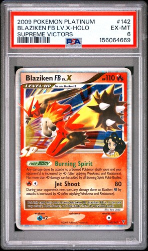 Blaziken FB LV.X graded PSA 6 for sale on eBay