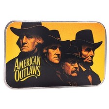 1 oz Silver American Outlaws Colorized .999 Silver Bullion Bar #A659 109.67 per troy oz