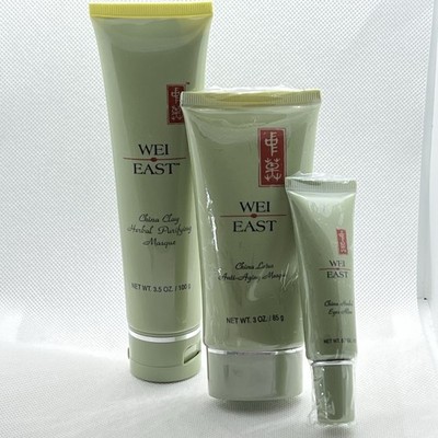 WEI EAST China Lotus Anti-Aging Masque/Clay Herbal Purifying Masque/Eyes Alive