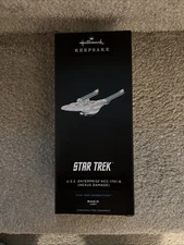 2024 Hallmark Star Trek U.S.S Enterprise NCC-1701-B Nexus Damaged Ornament Ltd.