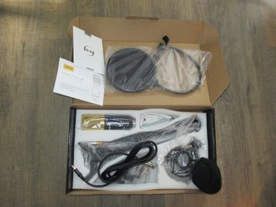 ZINGYOU BM-800 Microphone Bundle Black and Gold Adjustable Flexible NEW