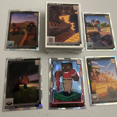 Panini Minecraft 2024 Cards Bulk Lot With 5 Cubic parallels