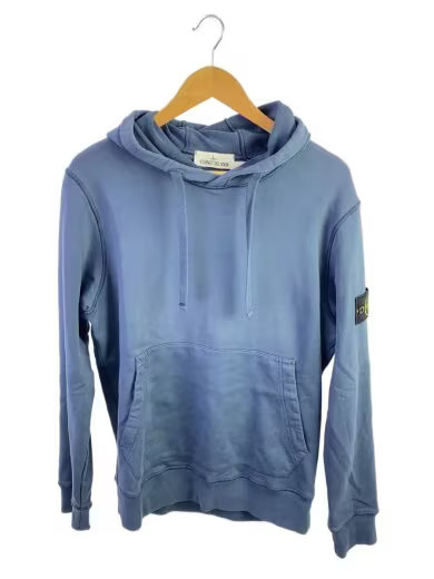 STONE ISLAND/hoodie/L/cotton/BLU