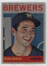 2013 Topps Heritage Chrome Refractor 88/564 Ryan Braun #HC80 6o3