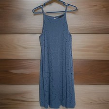 Luxology Eyelet Lace Mini Dress 12 Coastal Cottage Romantic Coquette Feminine