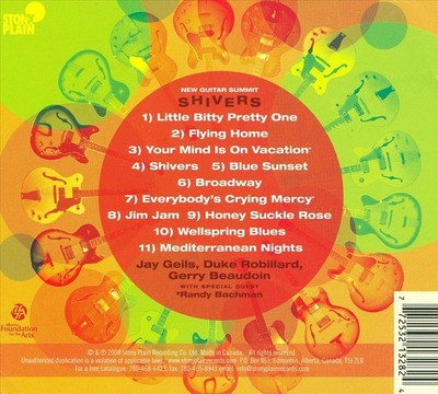 NEW GUITAR SUMMIT SHIVERS NEW CD