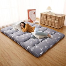 Floral Japanese Floor Futon Mattress Foldable Tatami Mat for Bedroom  Guest Bed