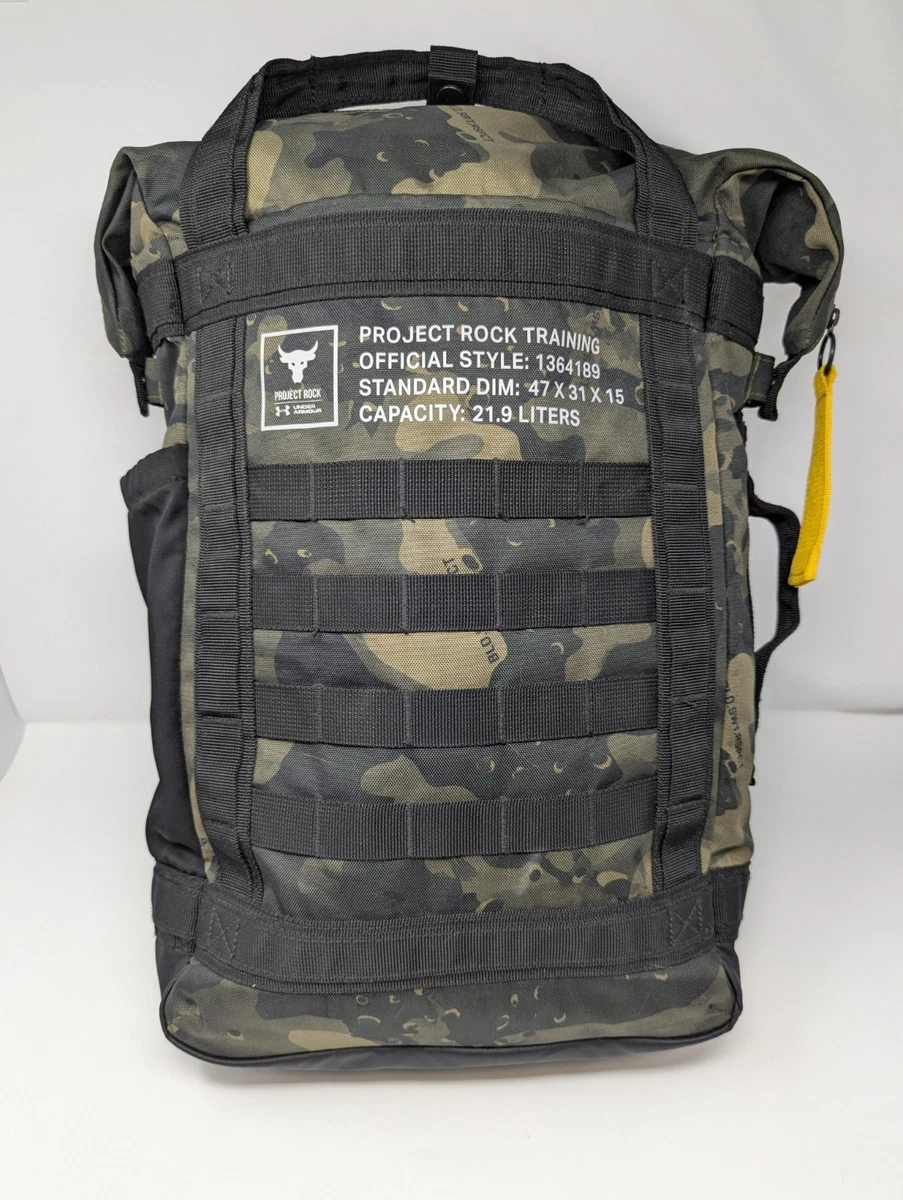 Under Armour Project Rock Training Backpack Women Maroon Gym Bag Tactical 21.9L Under armour Women Gym & Training Gym Bags for sale | eBay main image 4