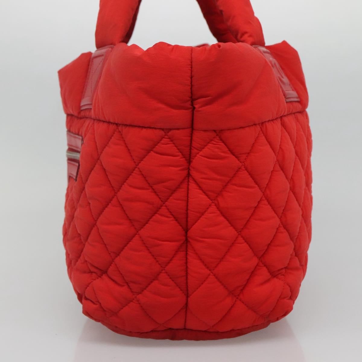 Chanel Coco Cocoon Reversible Tote Quilted Nylon Red Tote Bag | eBay