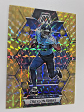 2023 Mosaic Treylon Burkes  GOLD prizm SP         #237  Commanders