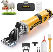 2025 Upgraded Sheep Shears,Professional Electric Sheep Clippers,6 Speeds Heavy D