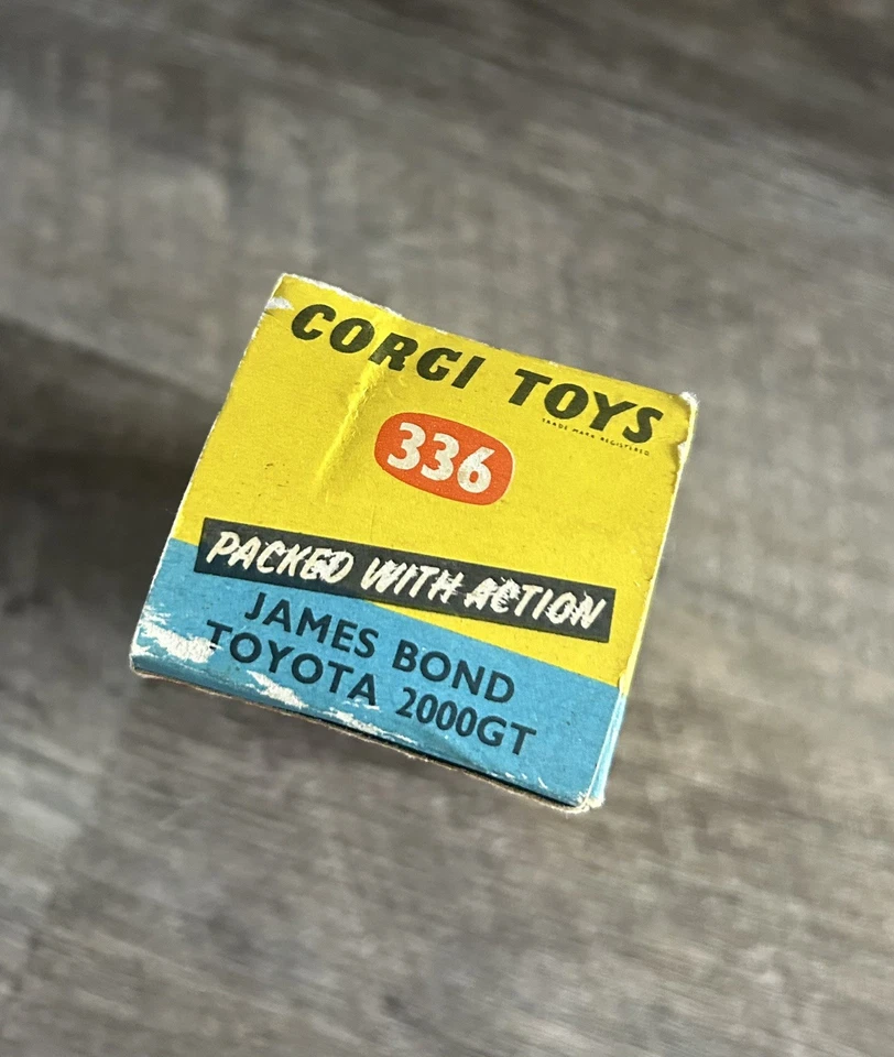 1960's Vintage Corgi James Bond 007 Toyota 2000GT #336, "You Only Live Twice." - Image 4 of 4