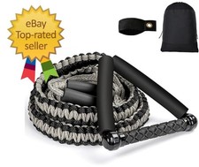 25FT Wakesurf Rope and Handle, 6 Sections Adjustable Floating Surf Tow Ropes,...