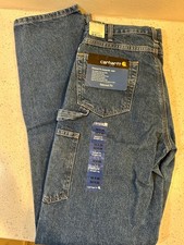 CARHARTT  34x36  New w/Tags - Relaxed Fit Carpenter Jean Pant - NICE 