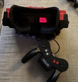 Nintendo Virtual Boy Console and Mario Tennis Bundle Tested Working Excellent NR