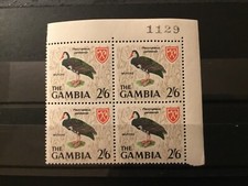 ICOLLECTZONE GAMBIA 223 VF NH Corner Block Birds