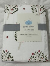 Cloud Island Apple Orchard Fox Fitted Crib Sheet nursery bedding toddler sheet