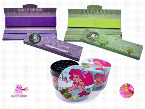 50mm Princess Mermaid Parody - Metal Tobacco Magnetic 4Part Grinder Cute Gift - Picture 9 of 21