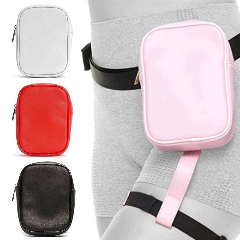 Leather Leg Purse Hip Pouch Leg Bag Fanny Pack Strap Harness