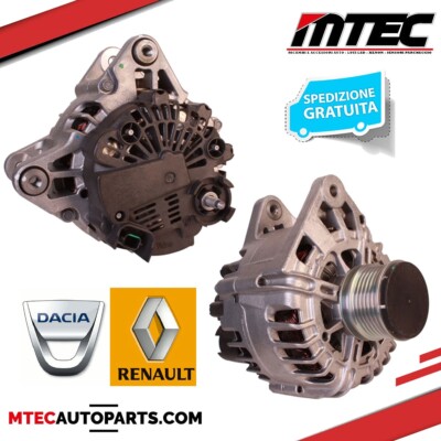 DACIA DUST CAPTUR ALTERNATOR K9K608 K9K612 FG15T057 23100-7281R 2612717A