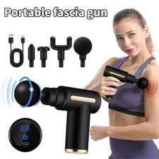 Pistolas de masaje de relajacion muscular Pistola vibratoria de fascia carga USB