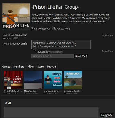 Roblox Group With 6k Members Ebay - 