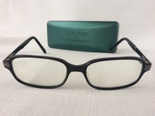 Colours By Alexander Julian Moire Eye Glasses Frames Black 51-16 116-140 W/Case