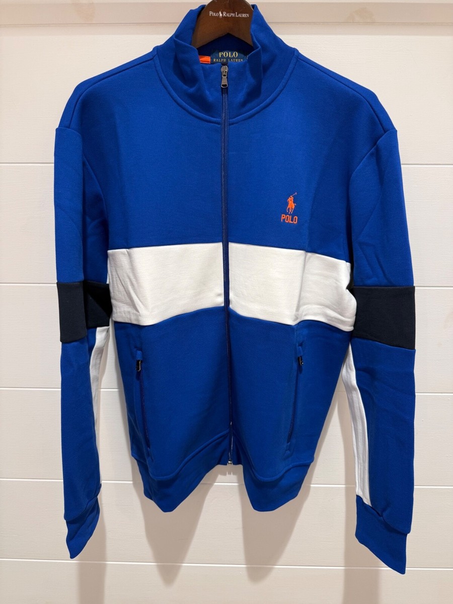 NWT Polo Ralph Lauren Big & Tall BLUE & BLACK Mesh Knit Full NWT Polo Ralph Lauren Big & Tall BLUE & BLACK Mesh Knit Full