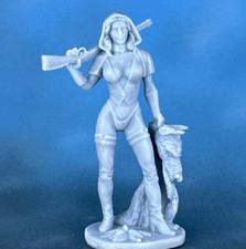 Resin Tabletop Miniature Little Red Riding Hood. Toy Soldiers 60