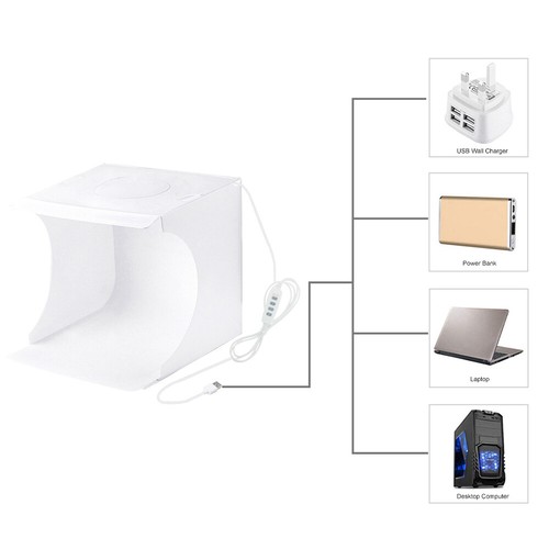 PULUZ Folding Lightbox Photography Photo LEDs Panel Soft Y8E3 - Picture 6 of 12
