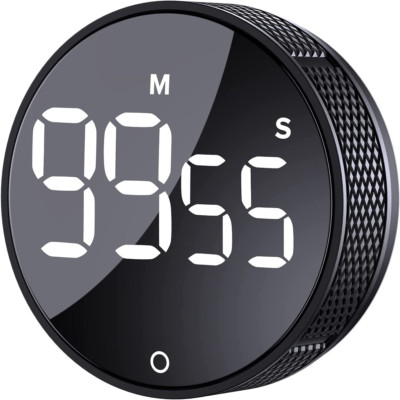 AVINIA Digital Kitchen Timers, Visual Timers Large LED Display Magnetic Countdow