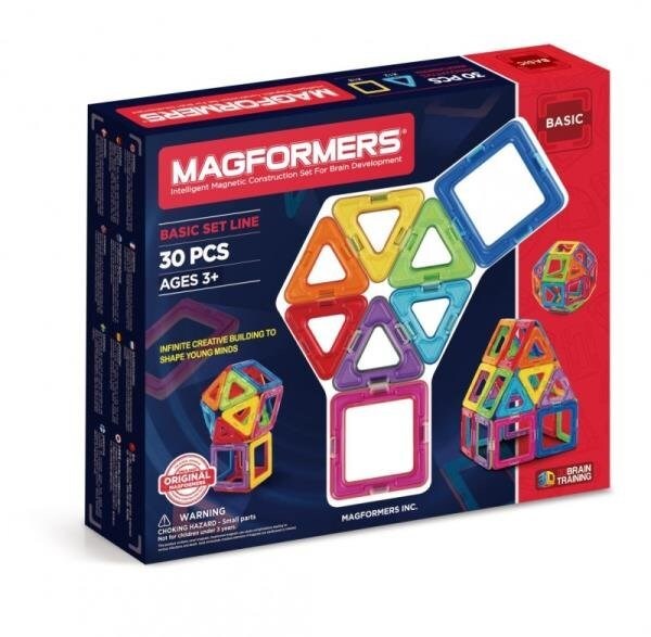 730658630761 MAGFORMERS 005-701005 БАЗОВЫЙ НАБОР - 30 ЭЛЕМЕНТОВ MAGFORMERS 15990₽