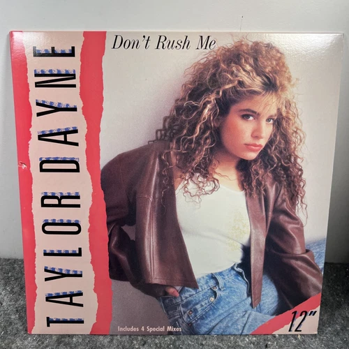 Taylor Dayne - Don't Rush Me 12" Single NM Tested Vinyl 4 Mixes 1988 - EX/VG+/VG