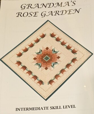 Brenda E. Kocher Designs Grandmas Rose Garden Bargello Needlepoint Craft Book