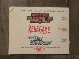 Bubble Bobble Nintendo NES Manual Only