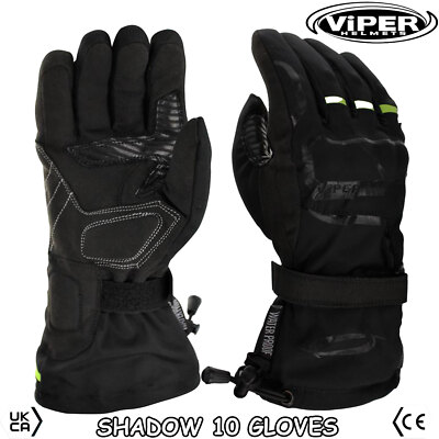 Motorbike Waterproof Gloves with Knuckle Safety Motorcycle Road Bike CE/UKCA