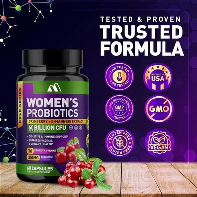 16 Strains Female Probiotics -60 Billion Colony Units