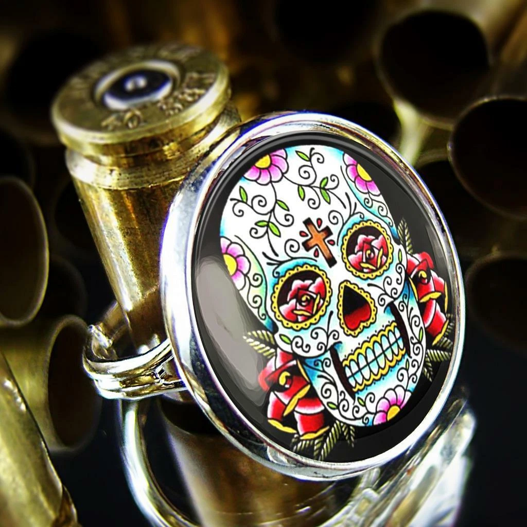Handmade on sale skull rings