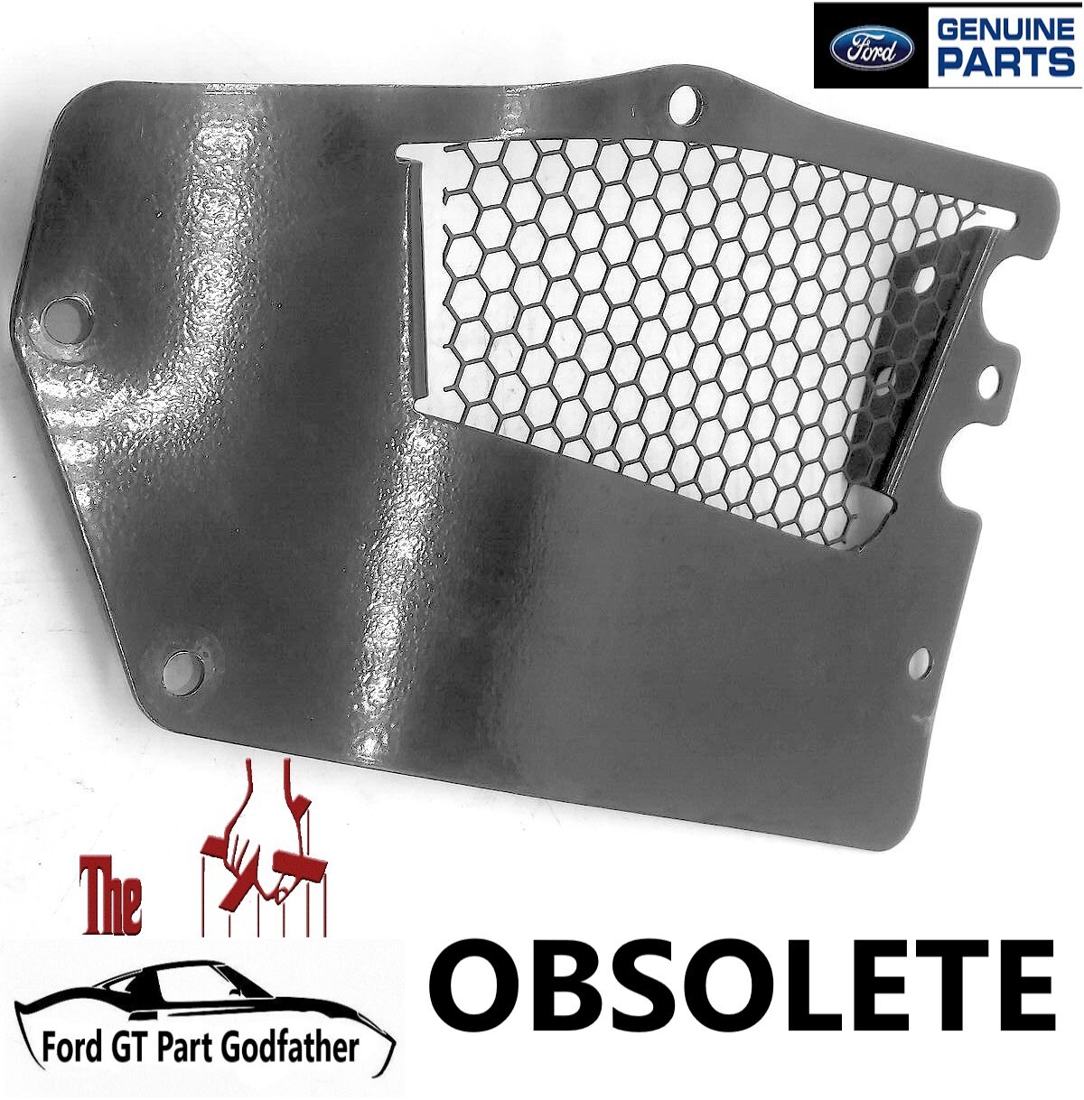 2005,2006 FORD GT GT40 SUPERCAR CLAM SHELL AIR INLET SCREEN LH OBSOLETE 05/06