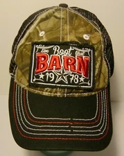 Since 1978 The Boot Barn Cowboy Boots GRAY GREY BLACK DISTRESSED TRUCKER HAT CAP